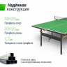 Всепогодный теннисный стол UNIX line outdoor 6mm (green) (зеленый)